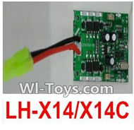LH-X14 X14C Parts-47 Circuit board,Receiver board (Can only be used for LH-X14 or LH-X14C Quadcopter),Lead Honor LH-X14 X14C X14DV X14WF RC Quadcopter Drone Spare Parts Accessories,LH-X14 Replacement parts
